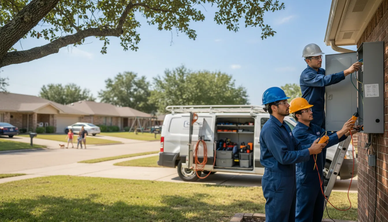 Certified electrician providing emergency electrical services in Banks, ID